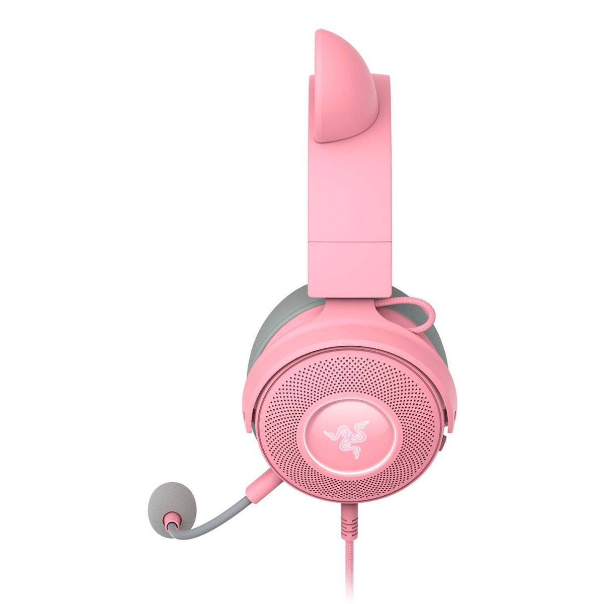 Razer Kraken Kitty V2 Pro Wired RGB Headset with Interchangeable Ears  Quartz Edition