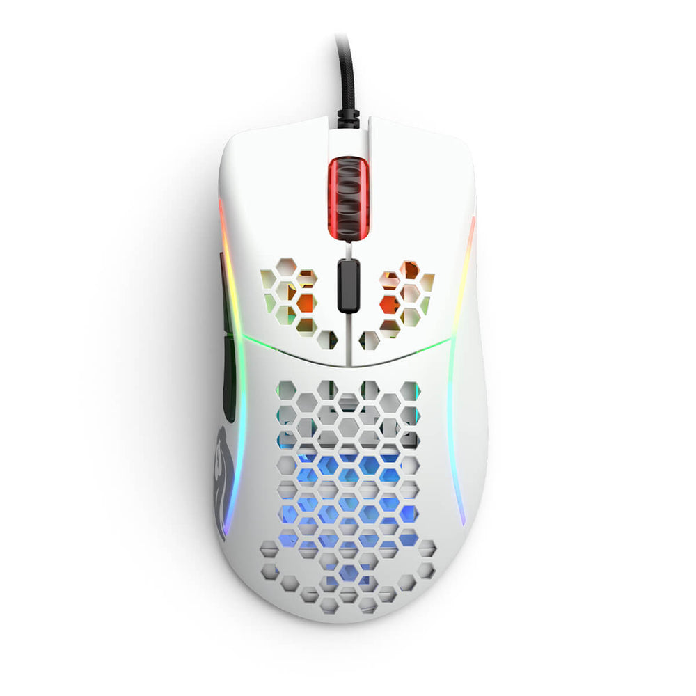 Glorious Model D- Wired Gaming Mouse - Matte White