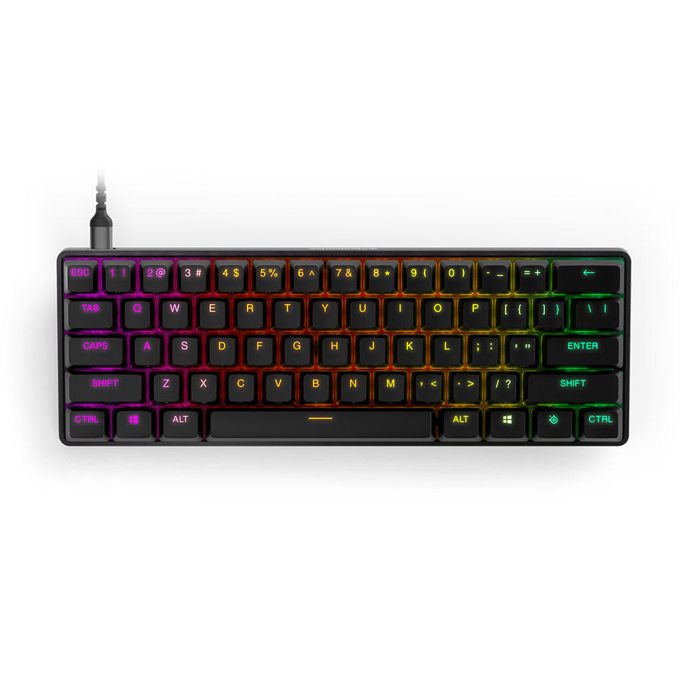 SteelSeries Apex Pro Mini HyperMagnetic Gaming Keyboard – World's Fastest  Keyboard – Adjustable Actuation – Compact 60% Form Factor – RGB – PBT