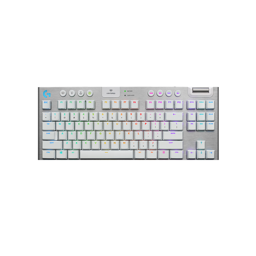 Logitech G915 LIGHTSPEED Wireless RGB Mechanical Gaming Keyboard Clicky 9  OF 10