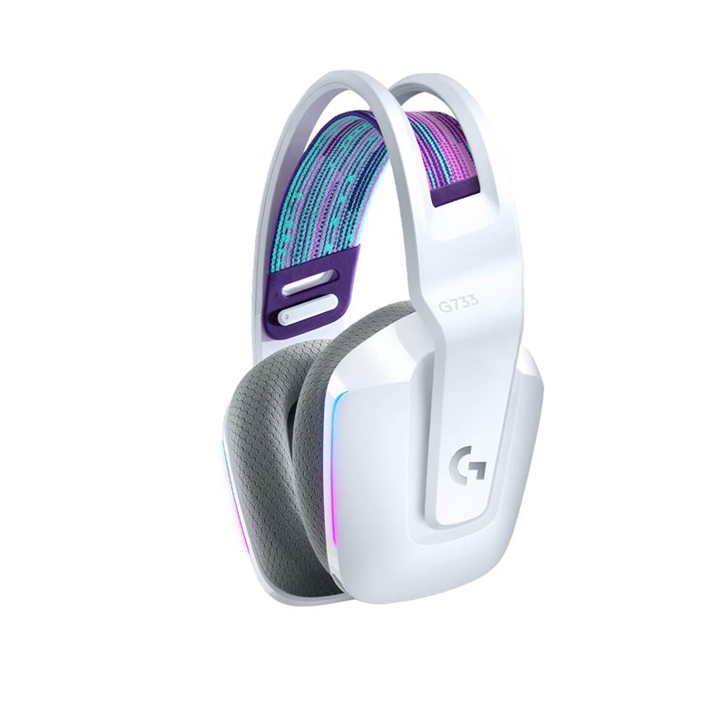 Logitech G733 LIGHTSPEED Wireless RGB Gaming Headset - White