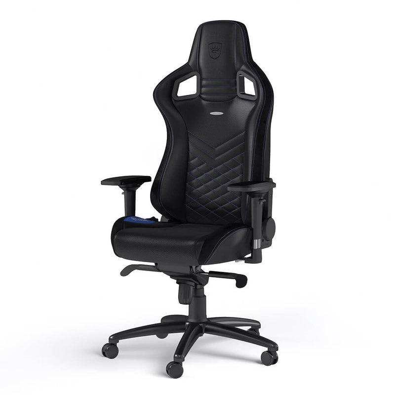 Noblechairs EPIC Series Faux Leather Gaming Chair - Black/Blue