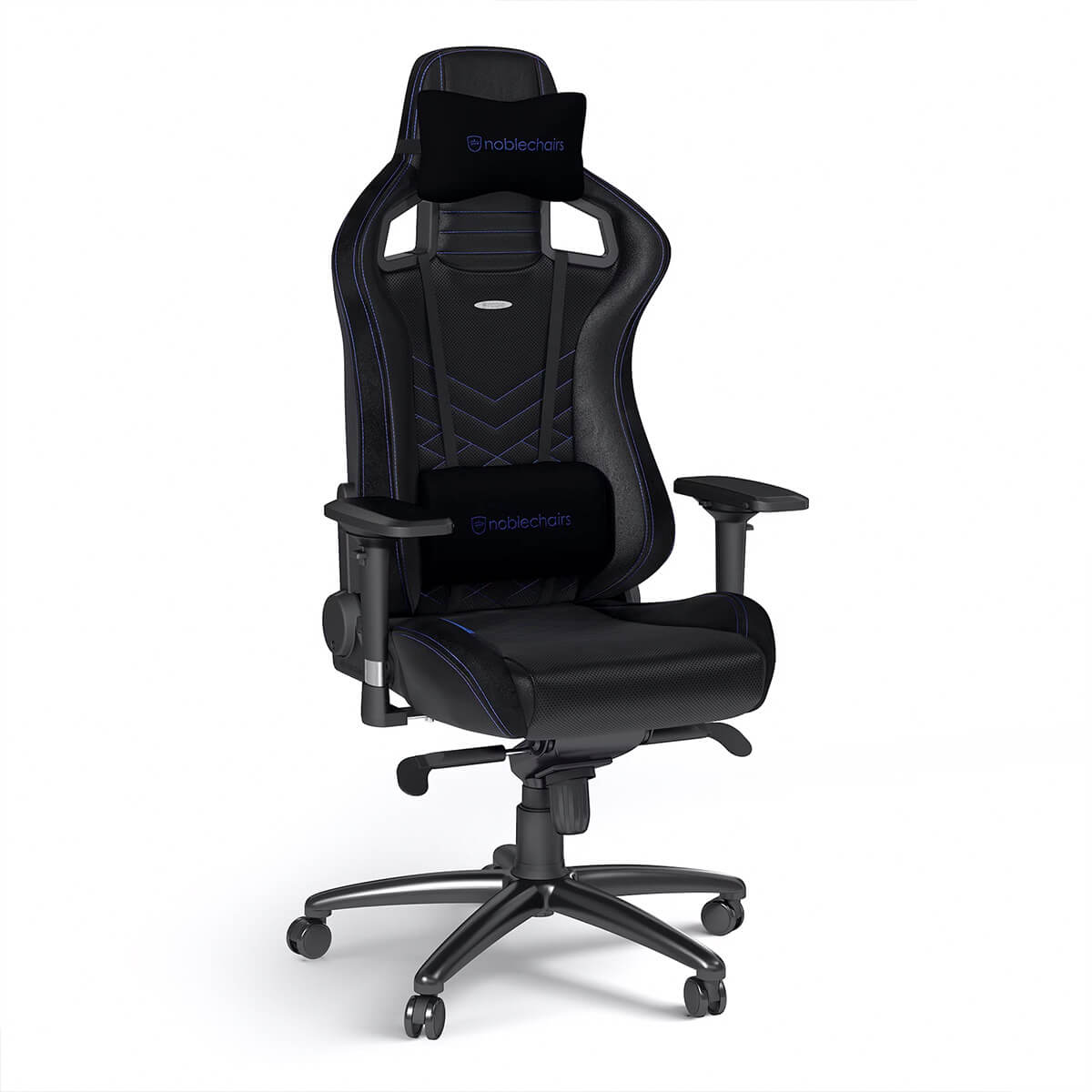 Noblechairs EPIC Series Faux Leather Gaming Chair - Black/Blue