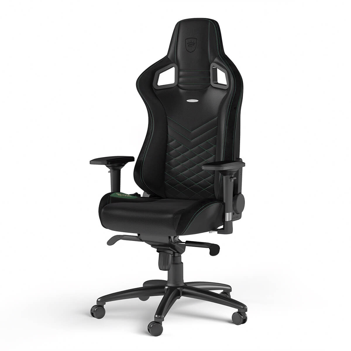 Noblechairs EPIC Series Faux Leather Gaming Chair - Black/Green