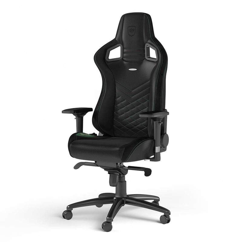 Noblechairs EPIC Series Faux Leather Gaming Chair - Black/Green