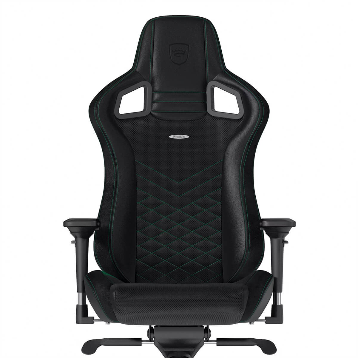 Noblechairs EPIC Series Faux Leather Gaming Chair - Black/Green