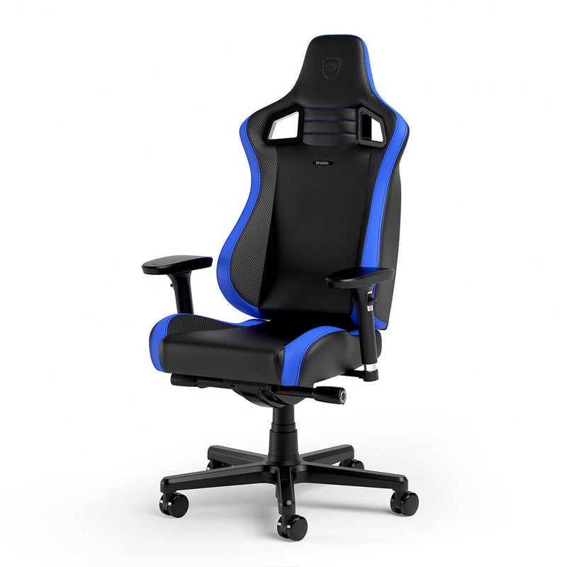 Noblechairs EPIC Series Compact Gaming Chair - Black/Carbon/Blue