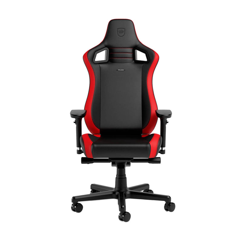 Noblechairs EPIC Series Compact Gaming Chair - Black/Carbon/Red