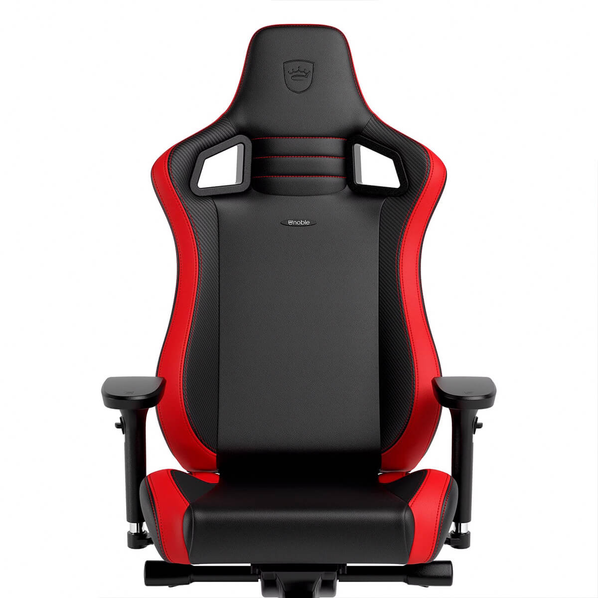 Noblechairs EPIC Series Compact Gaming Chair - Black/Carbon/Red