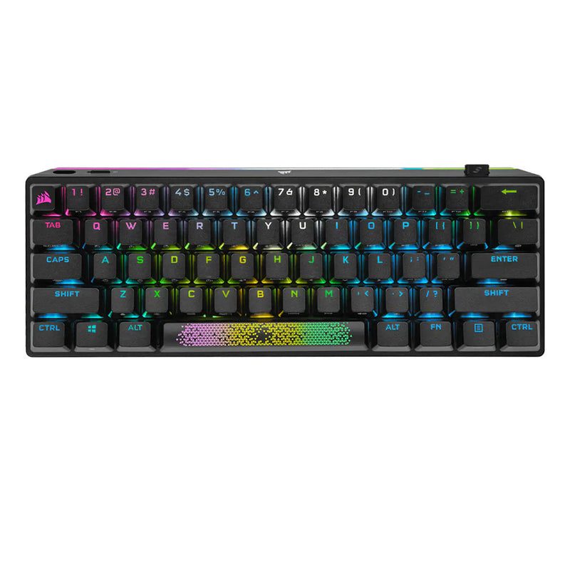 Corsair K70 PRO MINI WIRELESS 60% Mechanical CHERRY MX Speed Switch Keyboard with RGB Backlighting - Black