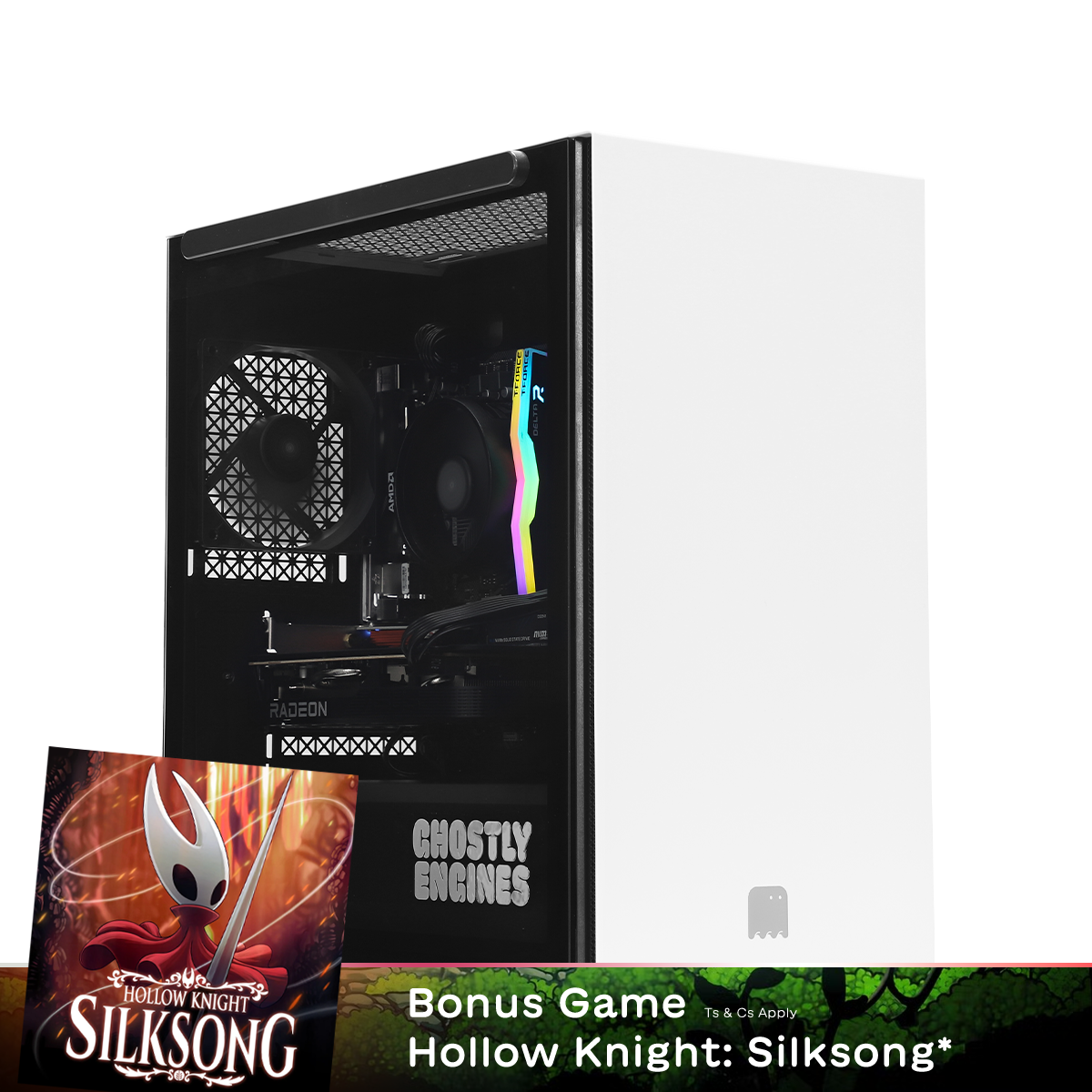 GE Esper Ice RX 6600 Gaming PC