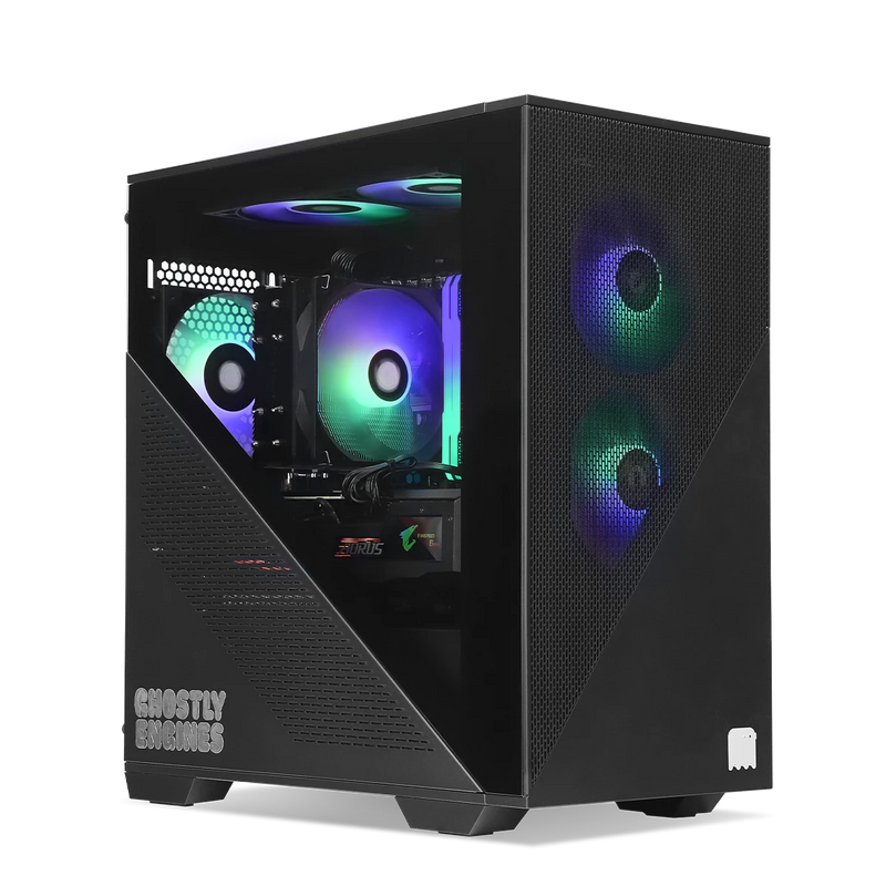 GE RTX 3070 Gaming PC Angle