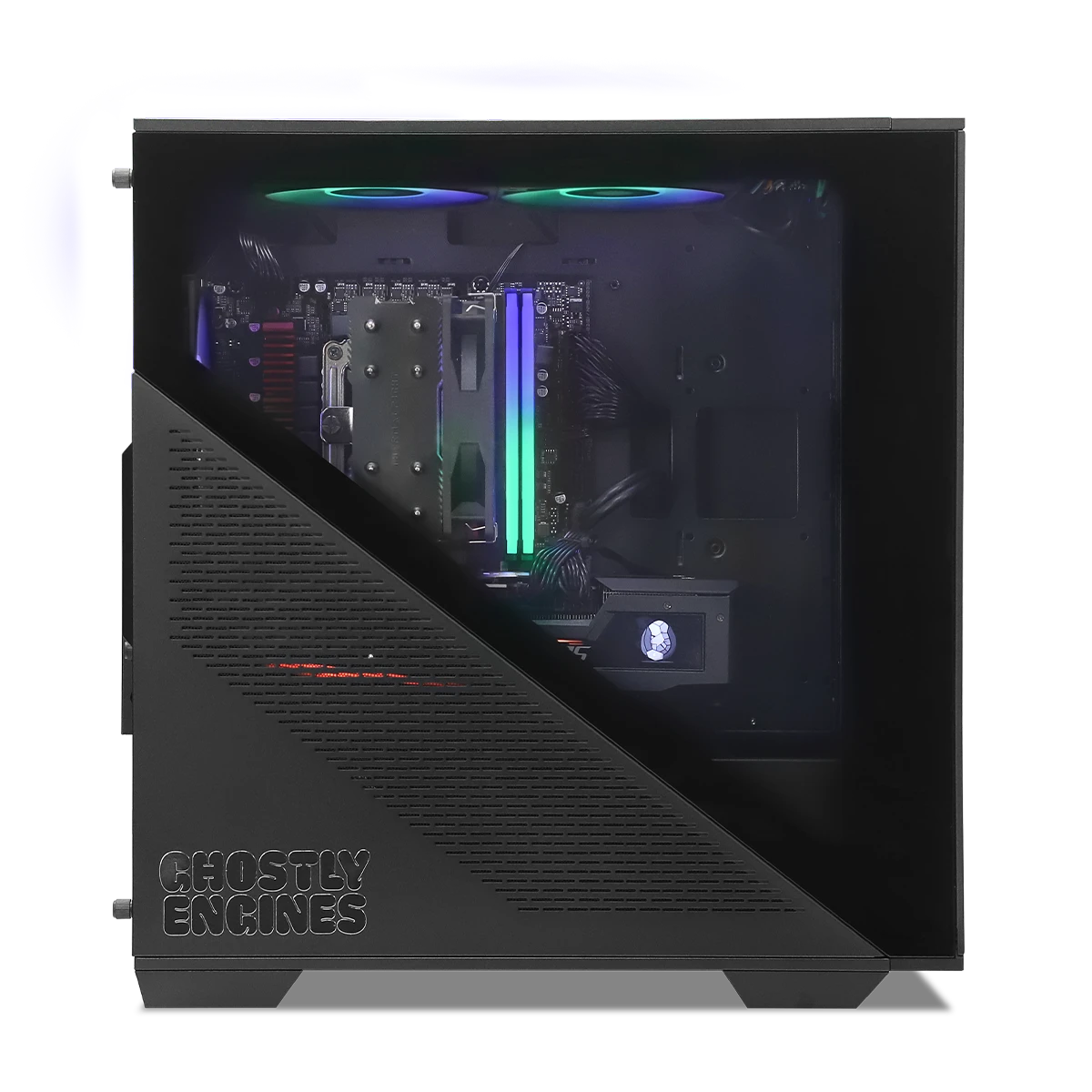 GE RTX 3070 Gaming PC Side