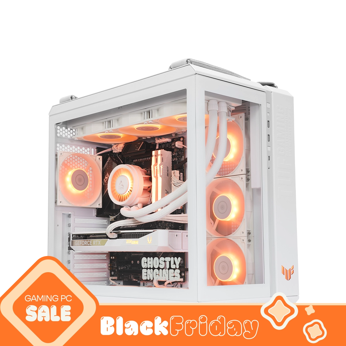 GE Ethereal RTX 5070 Ti Gaming PC