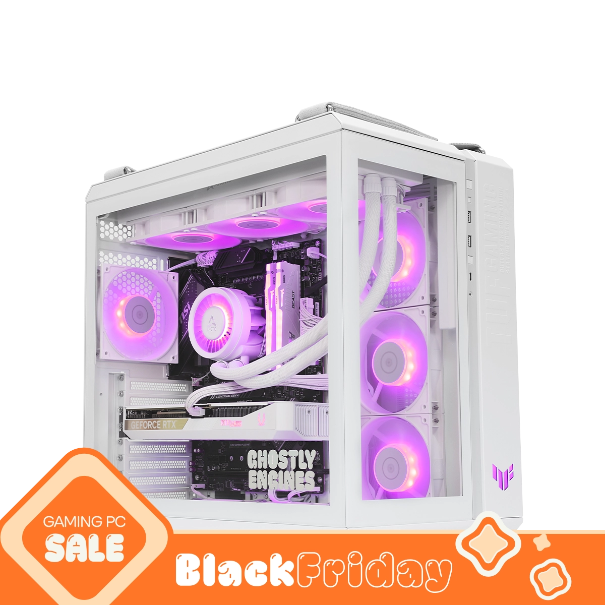 GE Tempus RTX 5070 Gaming PC