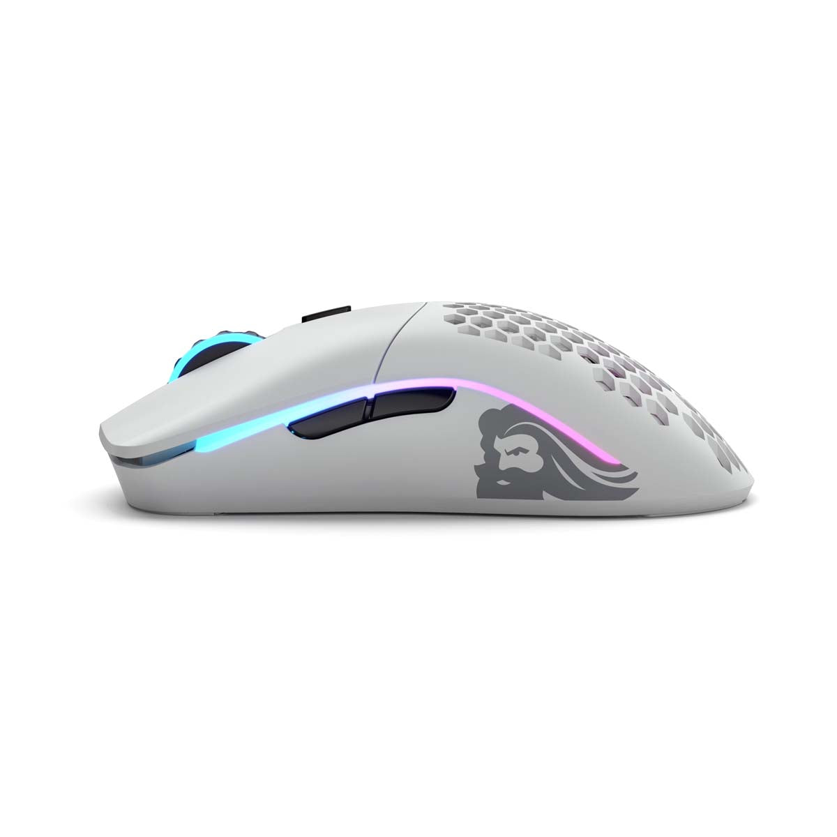 Glorious Model O- Wireless Gaming Mouse - Matte White – Ghostly