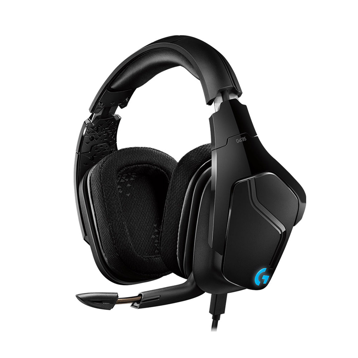 Logitech G635 Wired RGB 7.1 Surround Sound LightSync Gaming Headset