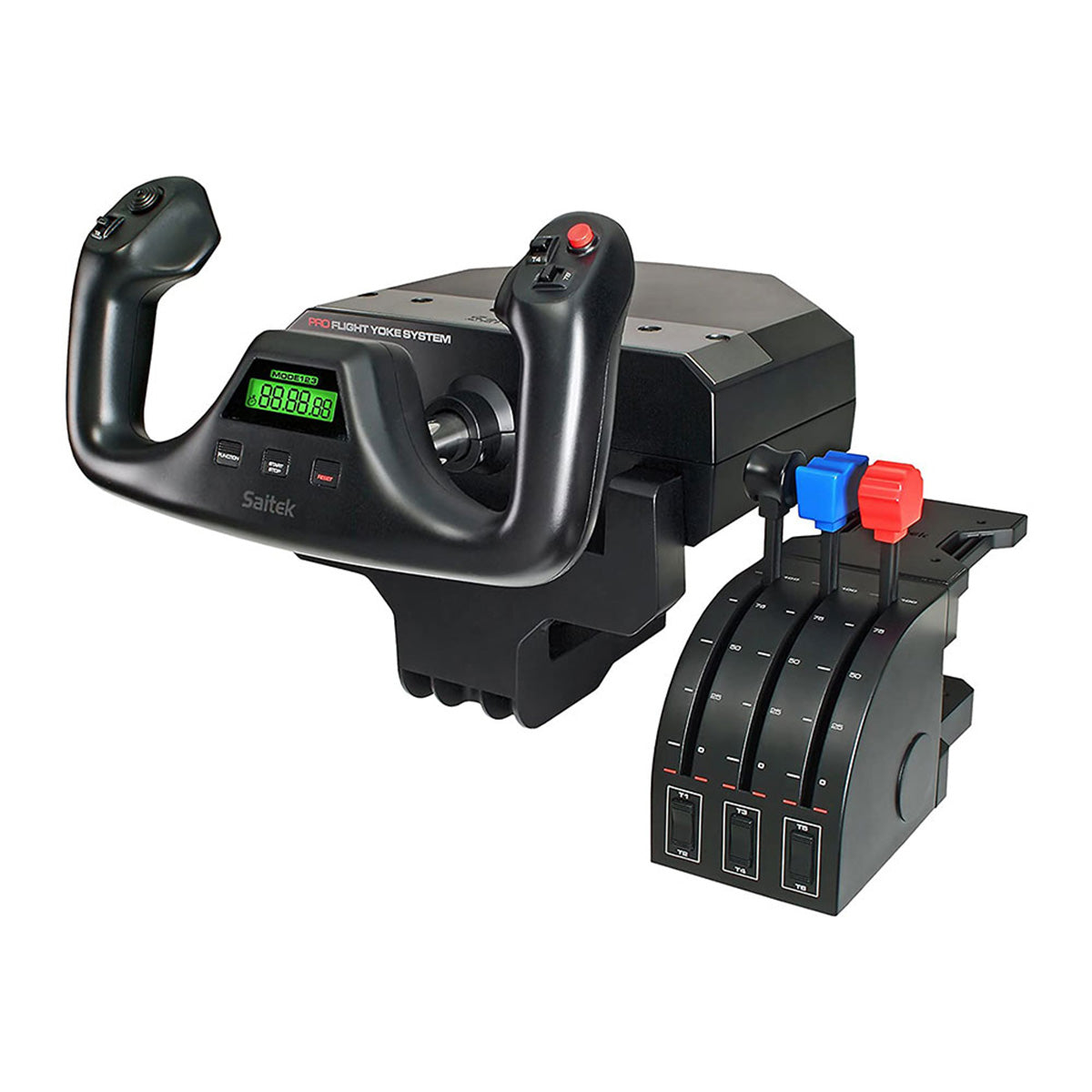 Logitech Pro Flight Yoke System  Professional Simulation Yoke and Throttle Quadrant