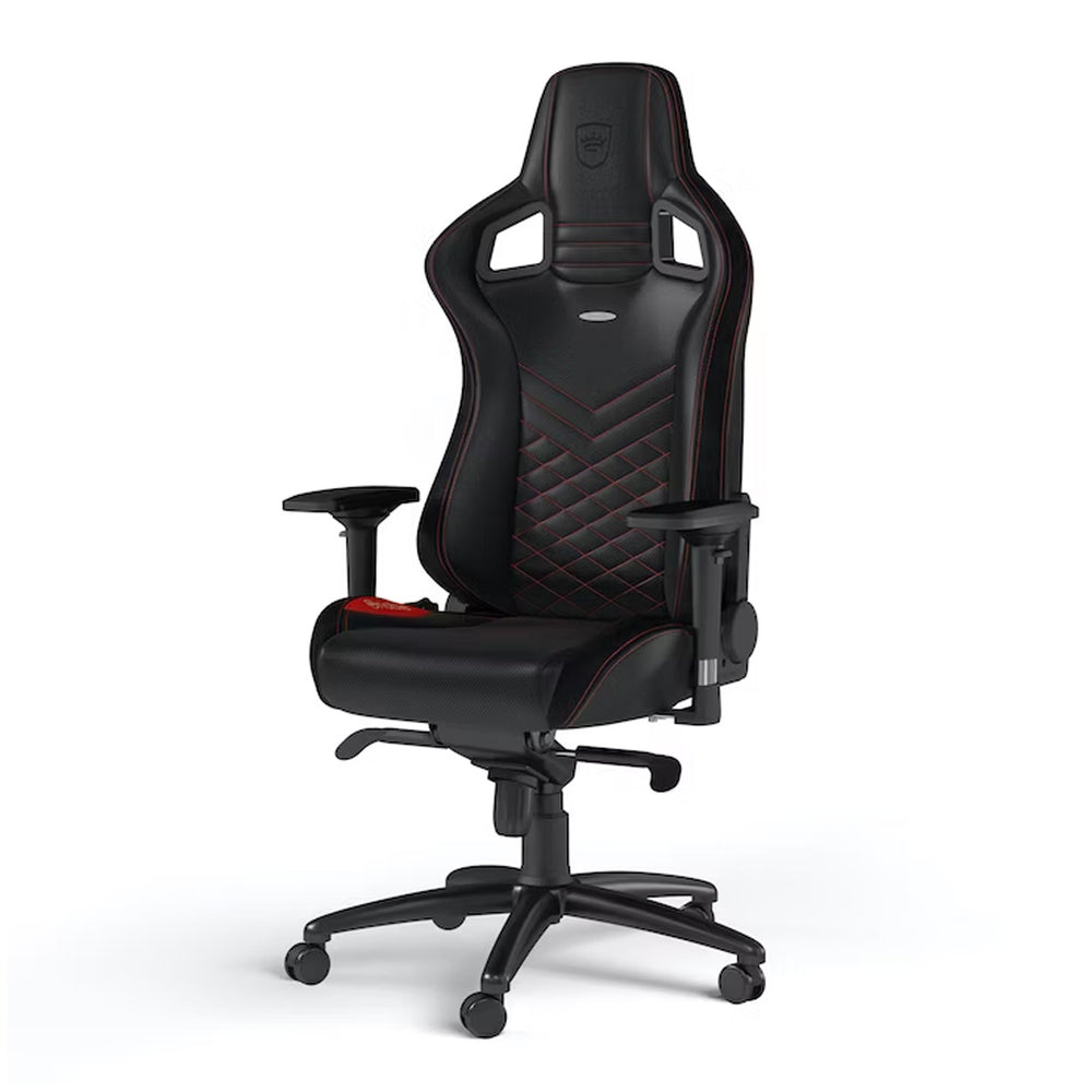 Noblechairs EPIC Series Faux Leather Gaming Chair - Black/Red
