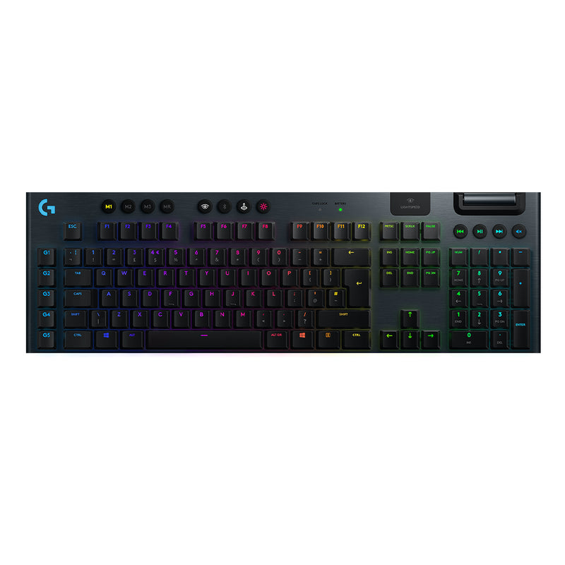 Logitech G915 Lightspeed Wireless RGB Mechanical Gaming Keyboard - Clicky